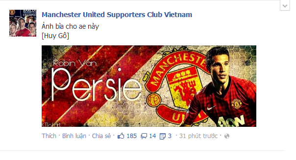 Rất nhiều fan đã cập nhật ảnh bìa cho trang FB cá nhân của mình ngay sau khi trận đấu kết thúc...